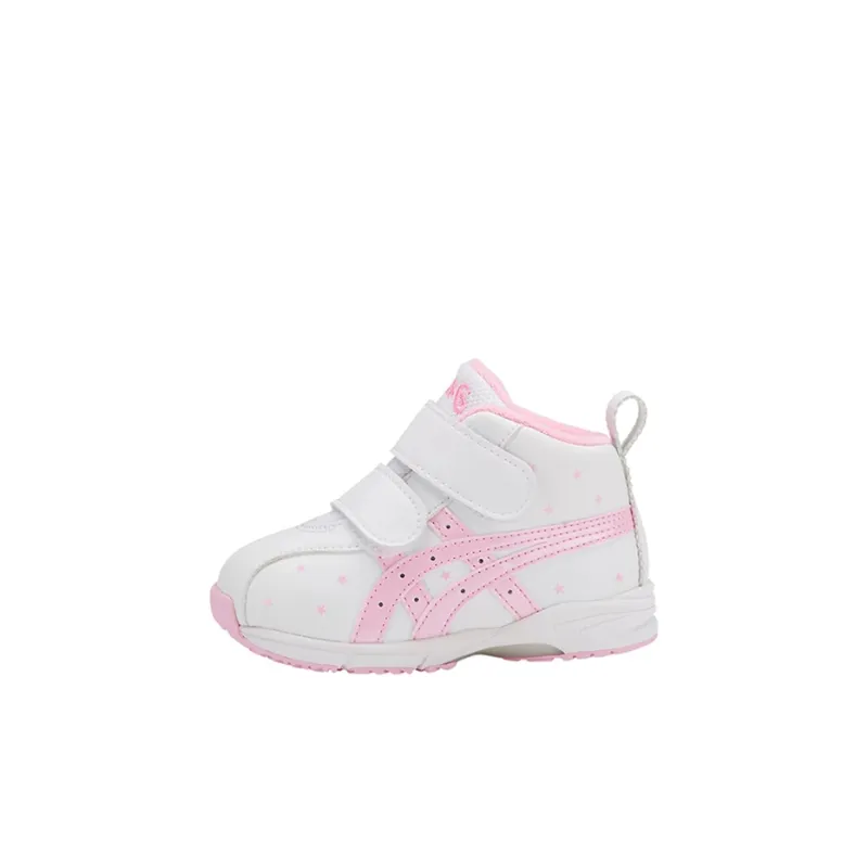 Asics Suku GD. Runner Baby SL Mid Abrasion Resistant Mid Top Toddler Shoes White Pink Infant And Toddler-0