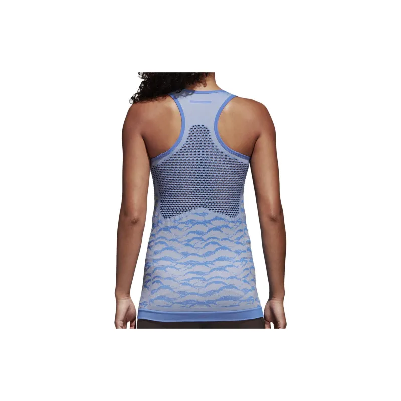 Adidas Tank Tops Women's Blue-3