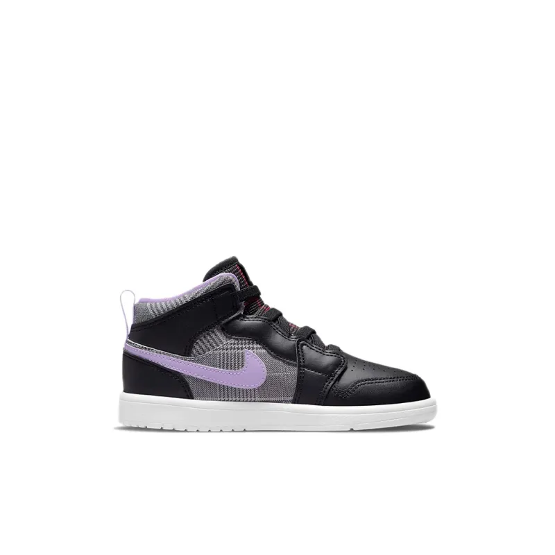 Jordan 1 Mid ALT SE PS Houndstooth-1