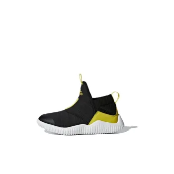 Adidas Rapidazen C Slip-Resistant Breathable Low-Top Kids' Running Shoes Black Yellow White Children Aged 3-7 Years Old
