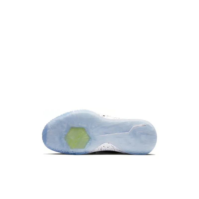 Nike GS Slip Resistant Cushioning Abrasion Resistant Low Top Children's Basketball Shoes Black White Kids'-5