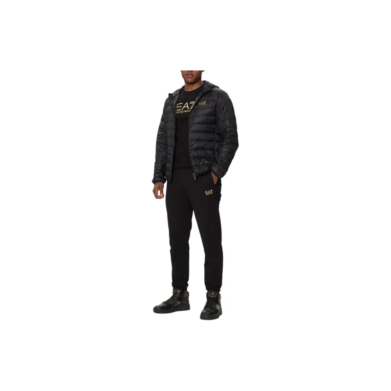 EMPORIO ARMANI Logo print Padded Jacket-4