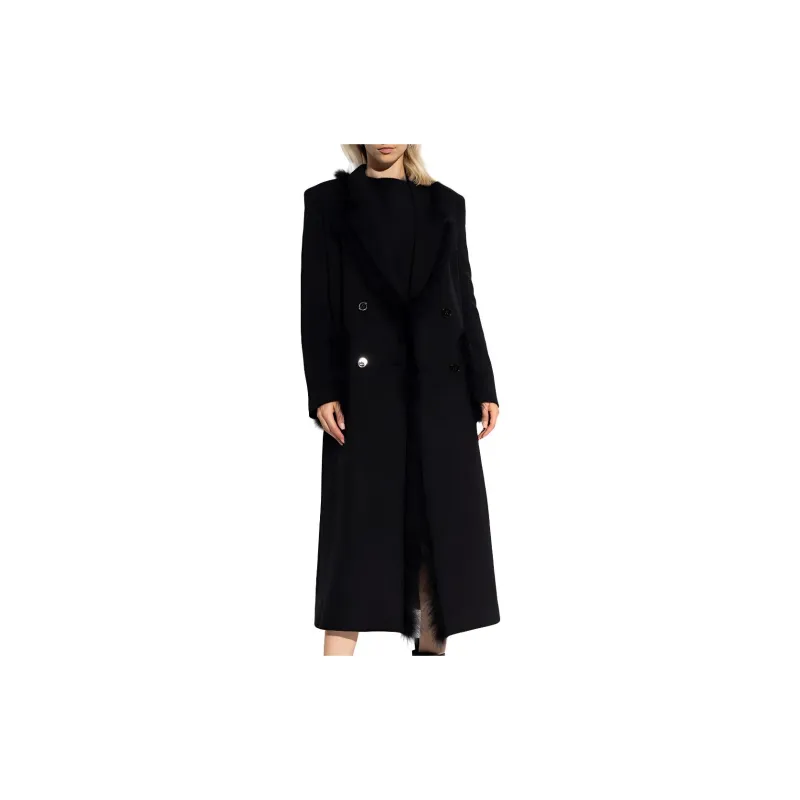 Blumarine Faux fur Trim Coat-2