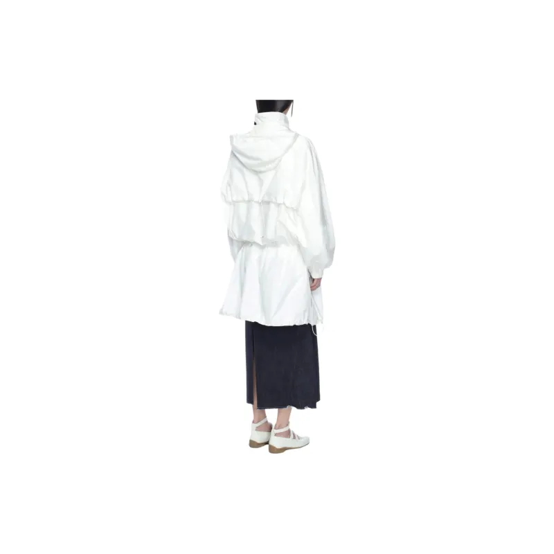 LOW CLASSIC SS24 UTILITY JACKET Parka Coat Women's White-3