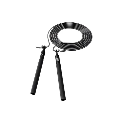 361° Fitness Training Non Countable Jump Ropes Fitness Crowd PU Steel Wire Rope, Aluminum Alloy Controller 3m Black