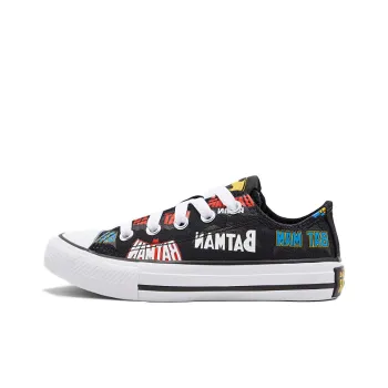 Batman x Converse Chuck Taylor All Star Slip Resistant Low Top Kids Canvas Shoes Black Teenagers