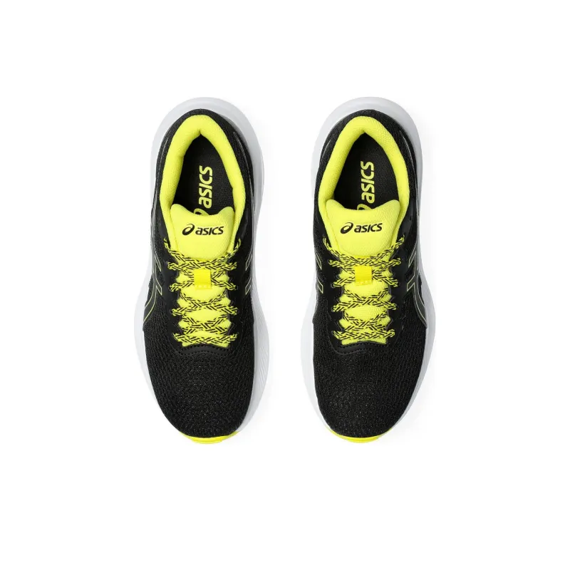 Asics Gel Excite 10 Anti Slip Wear Resistant Kids' Running Shoes Black Yellow Teenagers-2