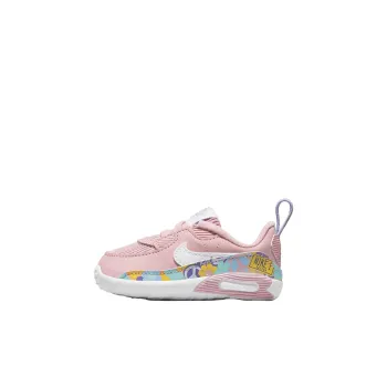 Nike Air Max 90 Slip Resistant Cushioning Abrasion Resistant Low Top Toddler Shoes Pink Infant And Toddler
