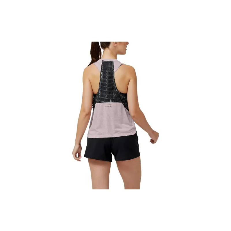 New Balance Tank Tops Women's Pink-2