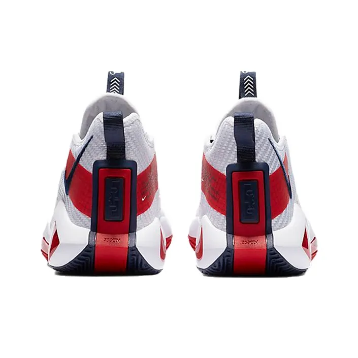 Nike LeBron Solder 14 White University Red GS-4