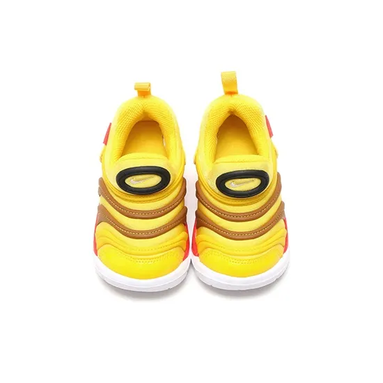 Nike Dynamo Free SE Slip Resistant Cushioning With Rebound Low Top Toddler Shoes Yellow Infant And Toddler-3