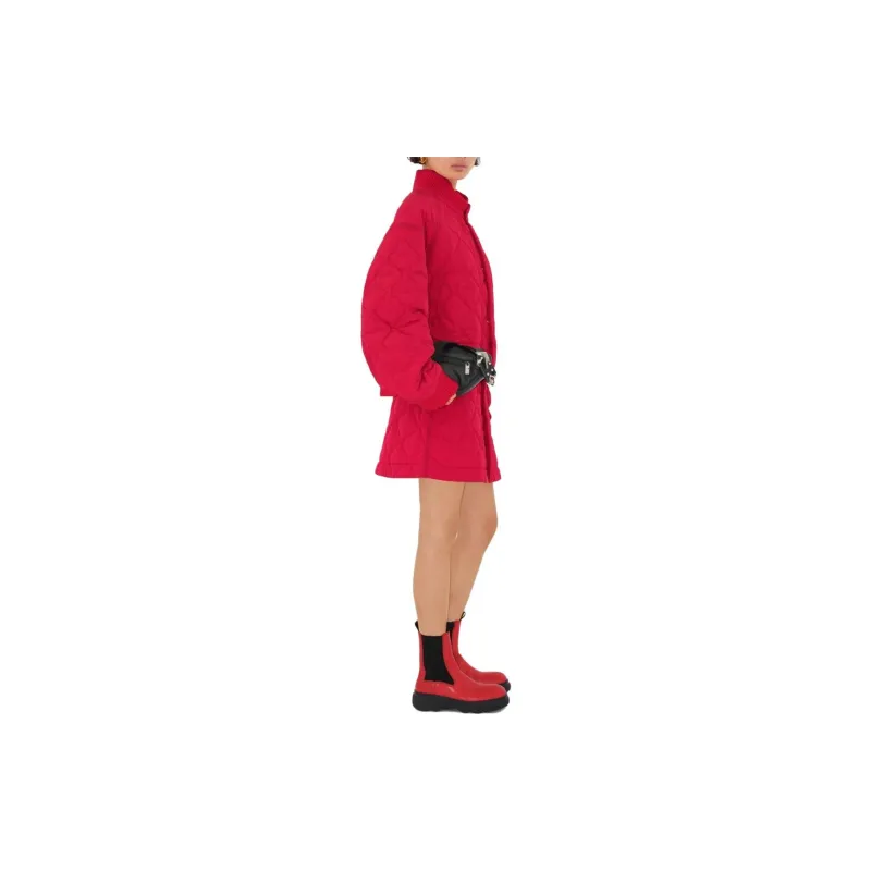 Burberry Puffer Jacket Women's Red-3