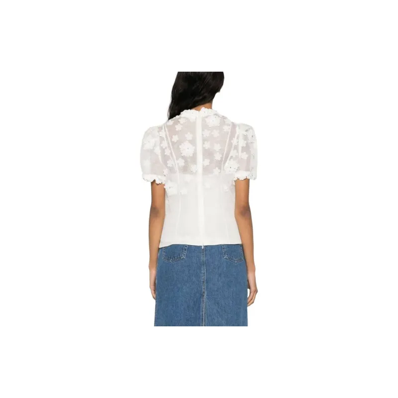 Zimmermann Matchmaker Lift Off Appliquéd Blouse-2