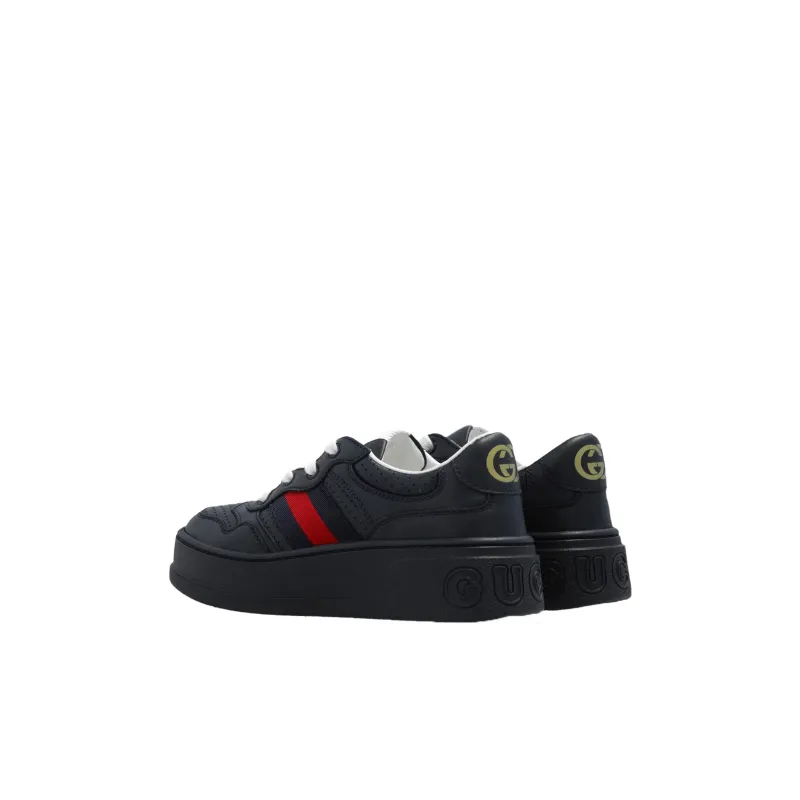 GUCCI Kids House Web Chunky Sneakers-3