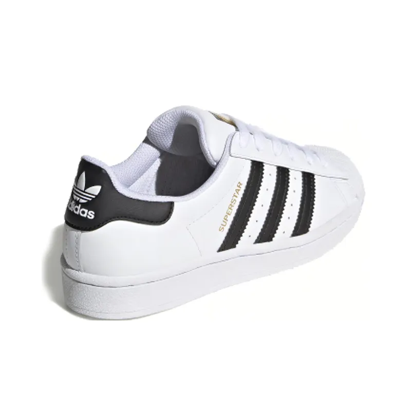 Adidas Superstar Cloud White Core Black Gold GS-5