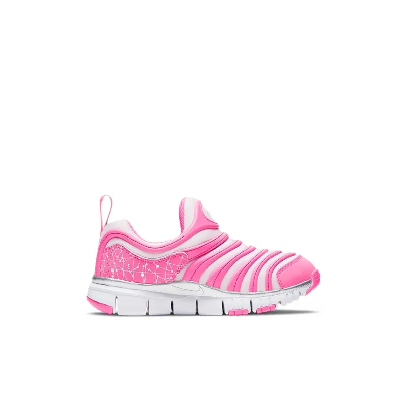 Nike Dynamo Free Low Top Sports Casual Shoes Pink White Children Aged 3 7 Years Old-1