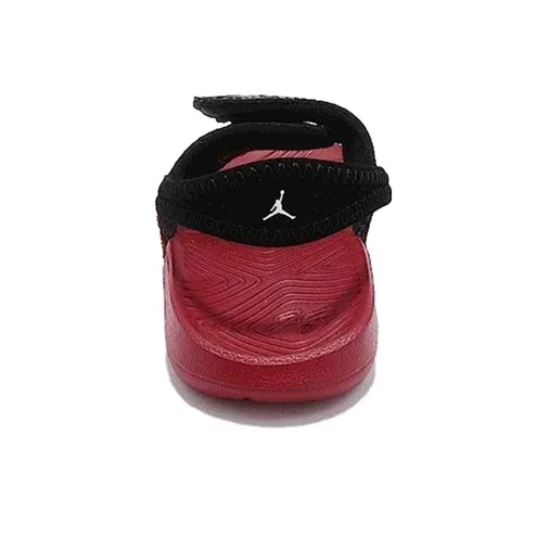 Jordan Hydro 7 Low Top Toddler Shoes Black Red Baby-3