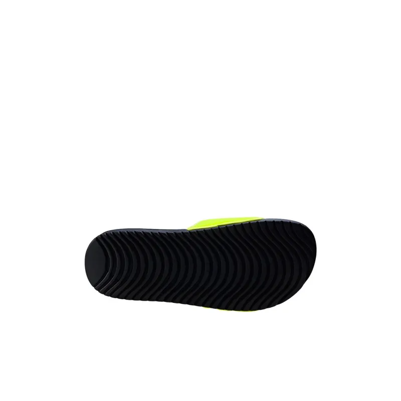 Nike Kawa Anti Slip Wear Resistant Slippers Black Green Kids'-4