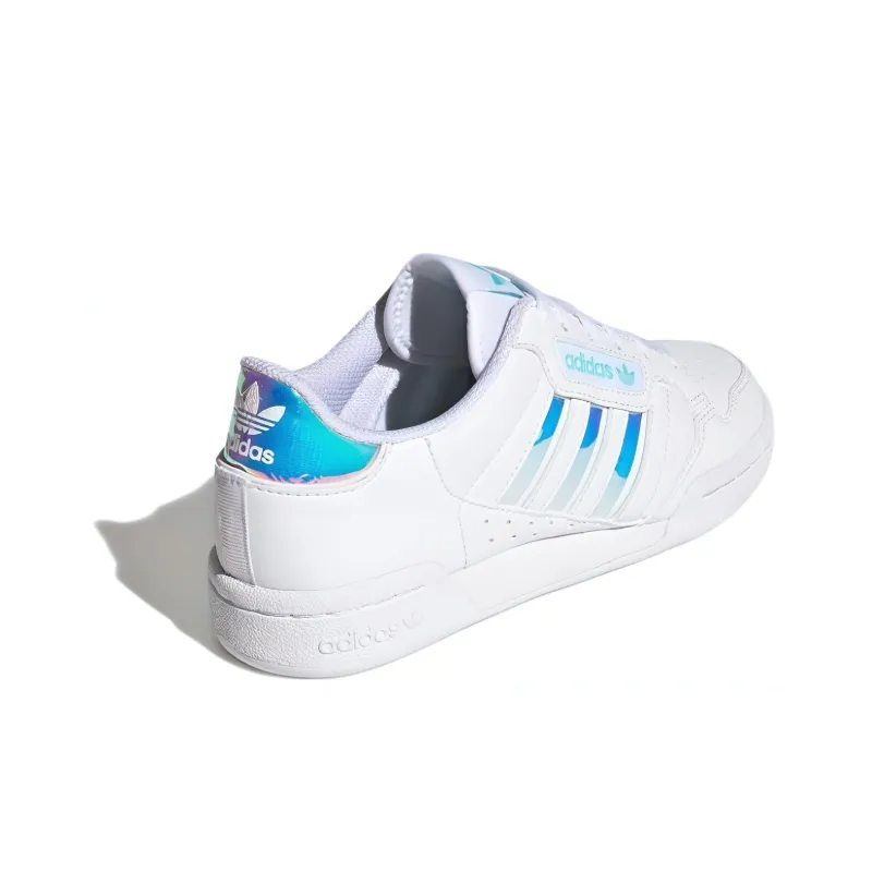 Adidas Originals J Abrasion Resistant Low Top Kids' Skateboarding Shoes White Laser Silver Teenagers-3