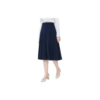 Hush Puppies Casual Long Skirts Women's Dark Blue