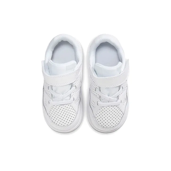 Nike Son Of Force Slip Resistant, Abrasion Resistant, Breathable Low Top Skateboard Shoes Pure White Infant And Toddler-2