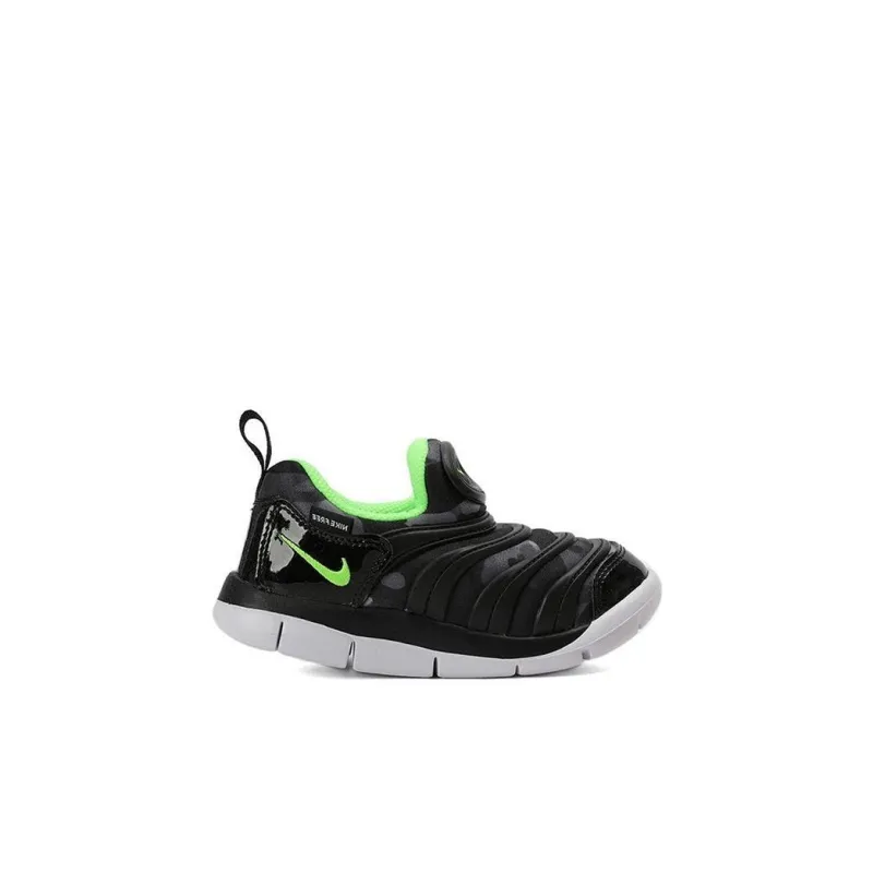 Nike Dynamo Free Low Top Toddler Shoes Black Green Infant And Toddler-1