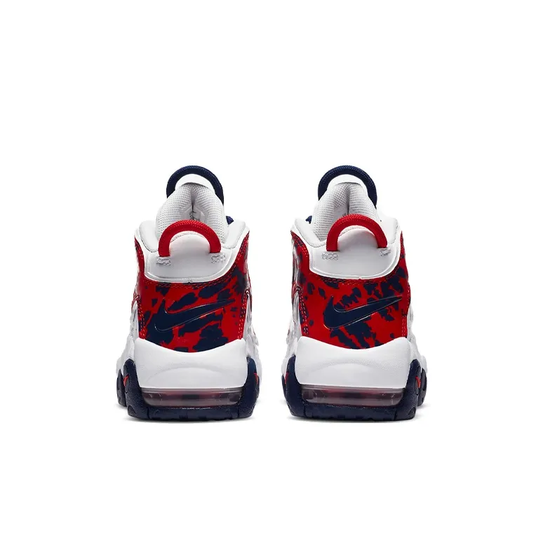 Nike Air More Uptempo Red Navy Camo PS-4