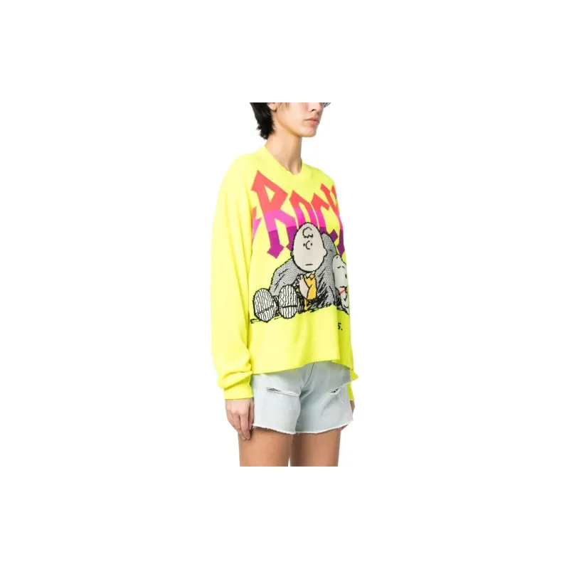 PHILOSOPHY DI LORENZO SERAFINI Snoopy Intarsia Knitted Crewneck Jumper-2