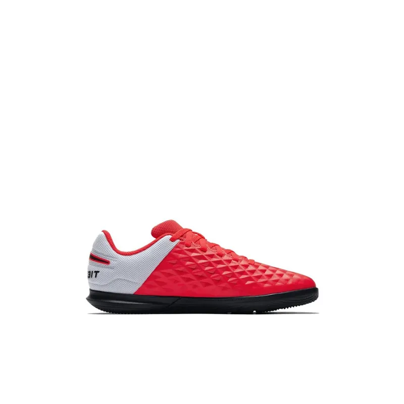 Nike Tiempo Legend 8 Club Ic Jr Low Top Kids' Soccer Shoes White Black Red Kids'-1