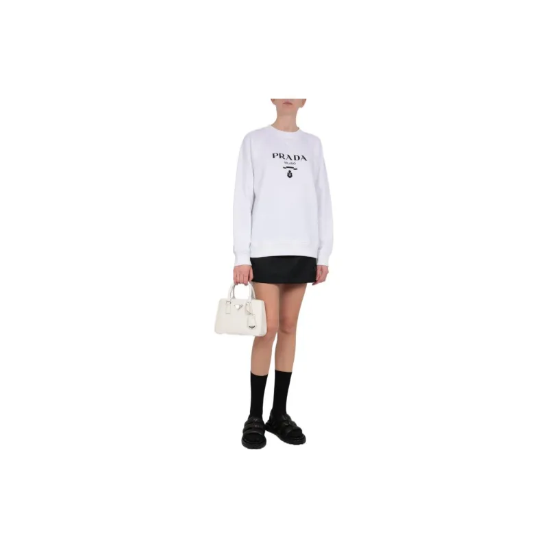 PRADA SS22 Sweatshirt Women's White-2