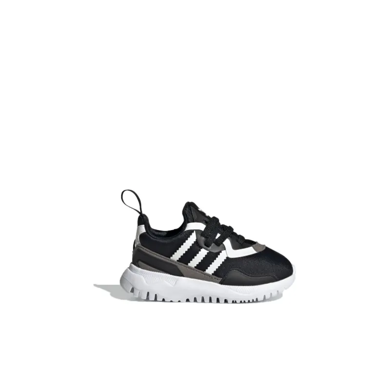 Adidas Originals Flex Collection Breathable Low Top Toddler Shoes Black White Gray Infant And Toddler-1
