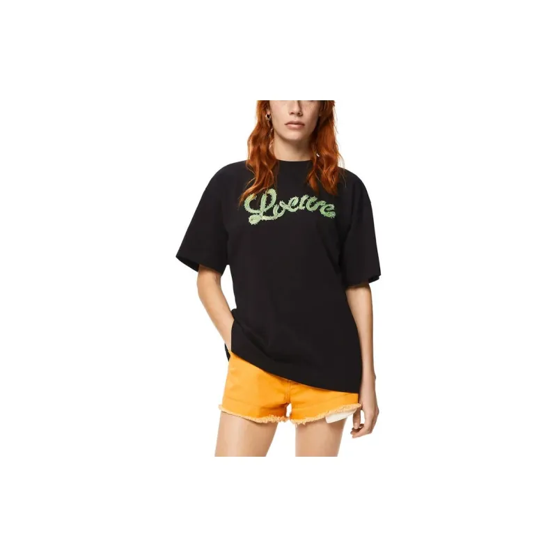 LOEWE Paula’s Ibiza 2022 T-Shirt Women's Black-3