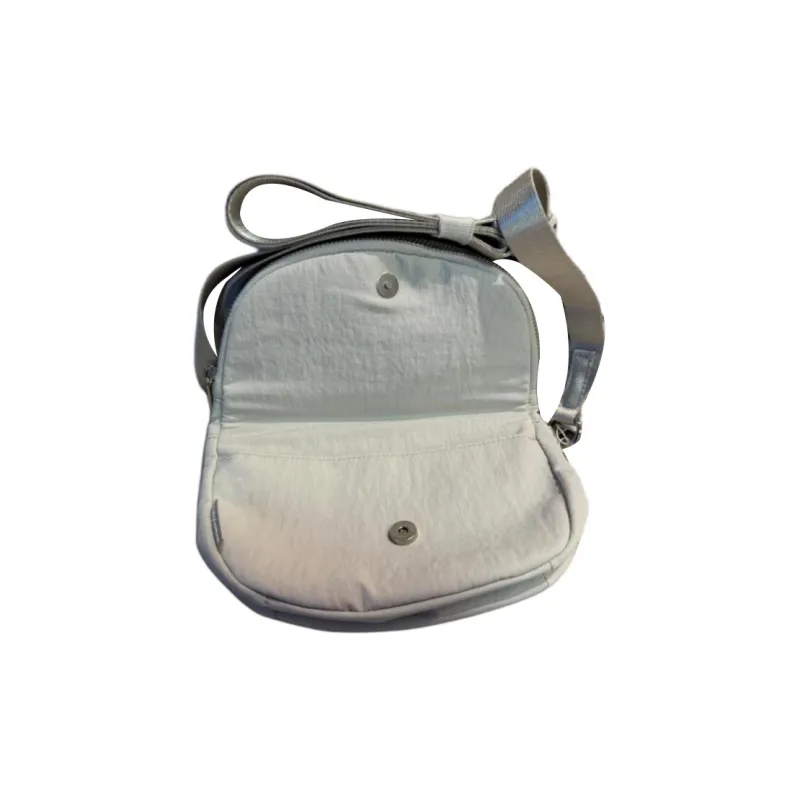 Lululemon Nylon Shoulder Bag, Crossbody Bag Regular Unisex Gray-4