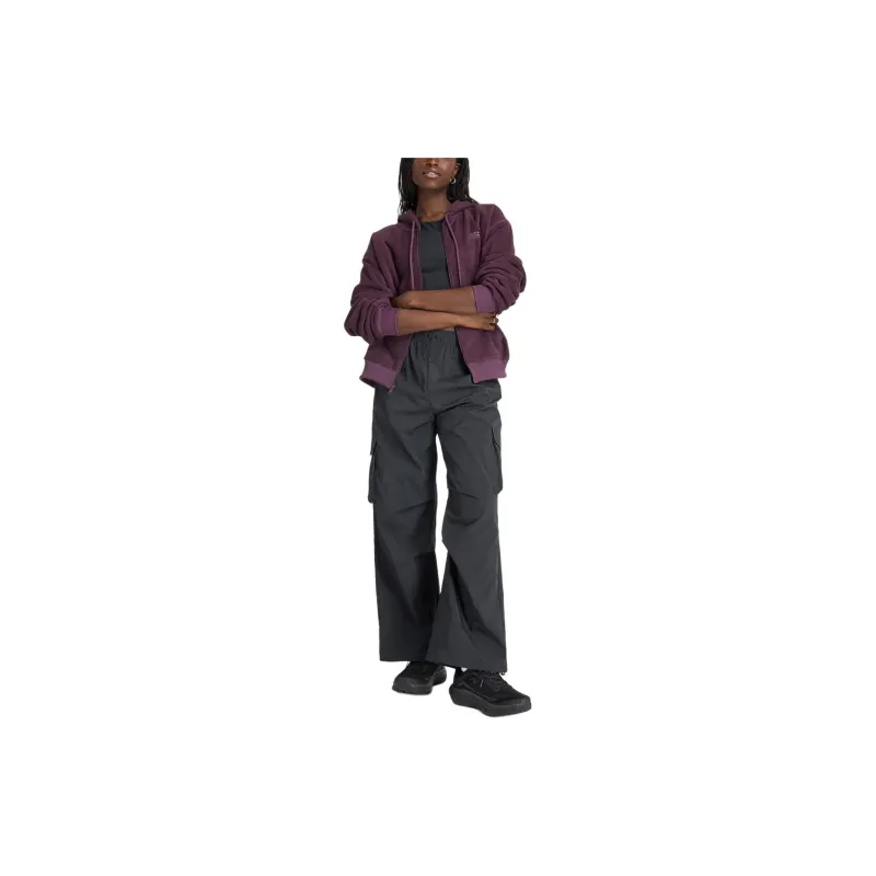 New Balance Nylon Cargo Pant Cargo Pants Women's Black-3