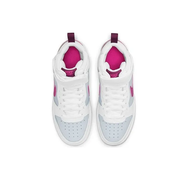 Nike Court Borough Mid 2 'White Sangria Pink Prime' GS-5