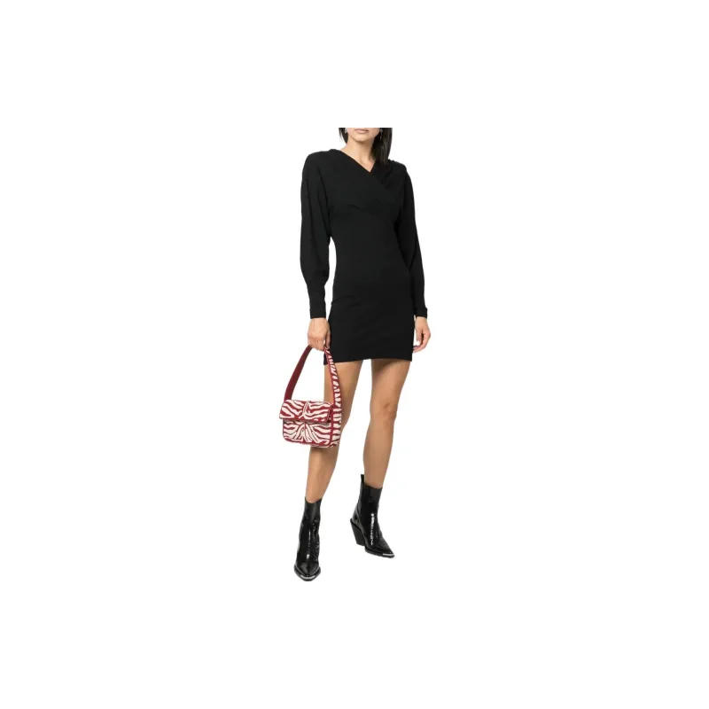 IRO NIGHT Long-Sleeved Dresses Women's Black-1