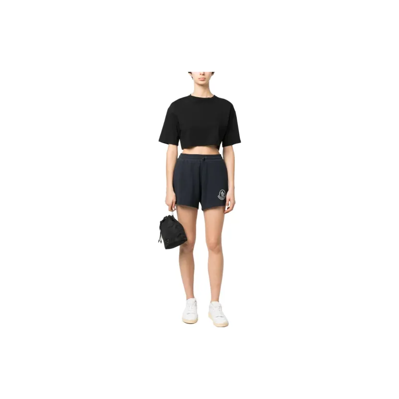 Moncler Drawstring Cotton Shorts-1