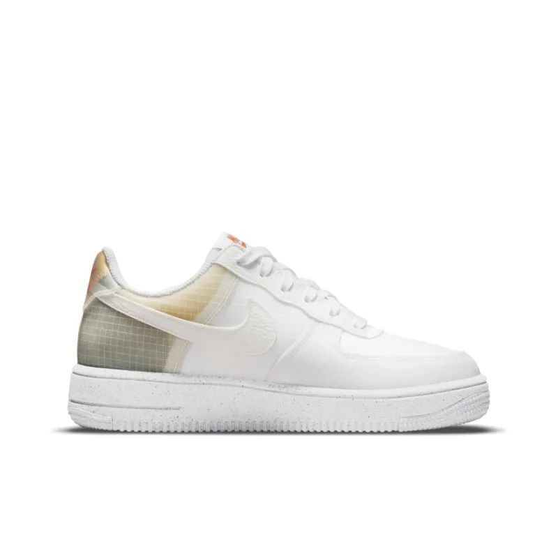 Nike Air Force 1 Crater 'Move To Zero - White Orange' GS-1