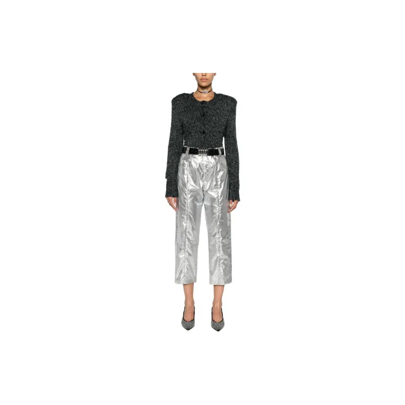 ISABEL MARANT Crewneck Button Up Jumper-1