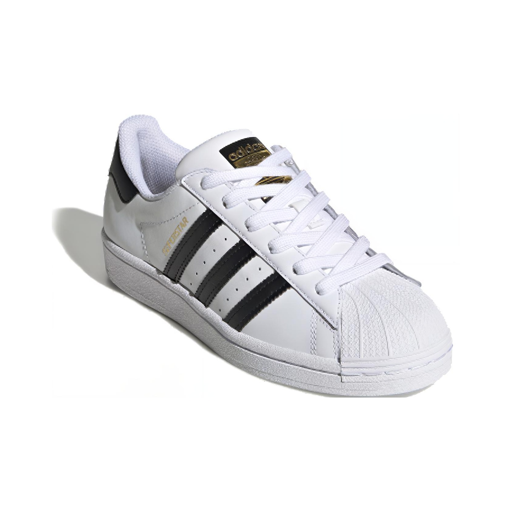 Sz 11 Rare Adidas Superstar 'White Black' Cloud White/Core popular Black/Blue Bird GV718