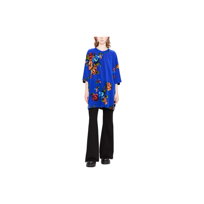 Vetements Floral Printed Round-Neck T-Shirt-1