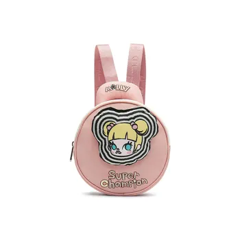 Champion Bubble Mate POP MART Fabric Backpack Unisex Coffee Brown/Light Pink