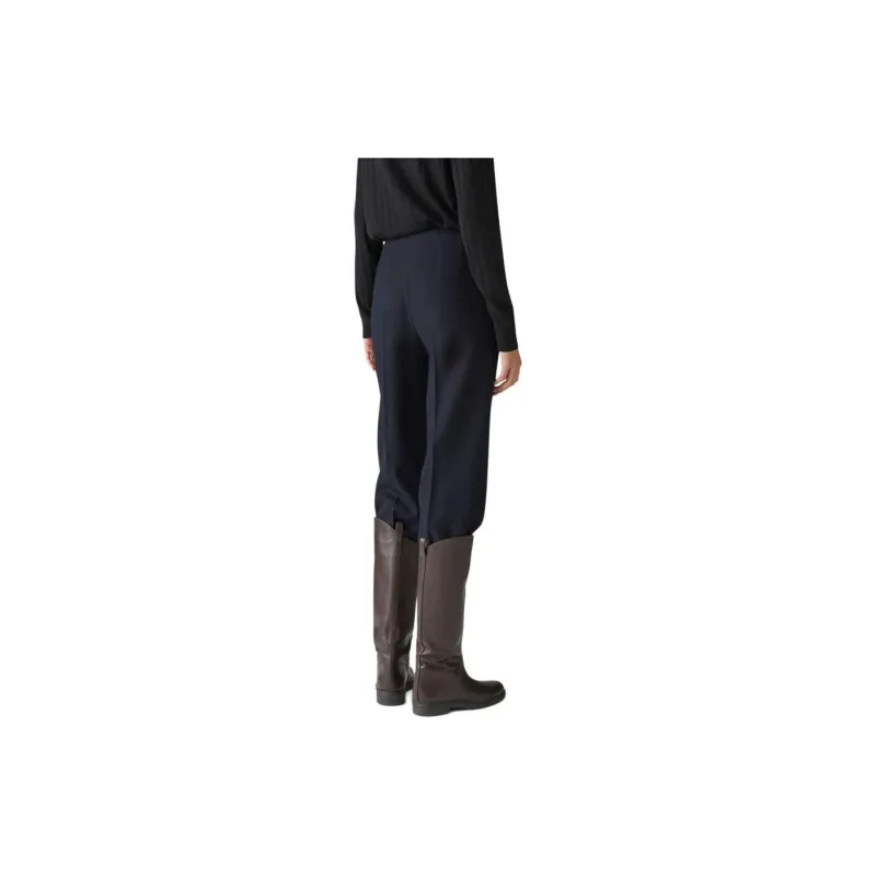 Loro Piana The Gift Of Kings Holm Pants Casual Pants Women's Marine Blue-4