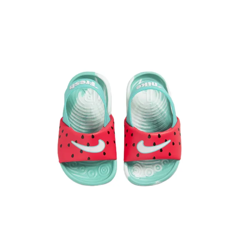 Nike Kawa Slide SE Toddler Shoes Blue Red Infant And Toddler-2