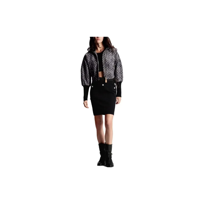 LOUIS VUITTON SS24 Casual Short Skirts Women's Black-2