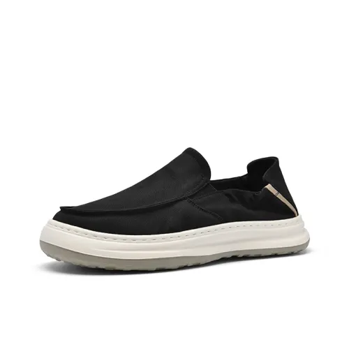 BASIC HOUSE Casual Shoes Men Low-Top Black