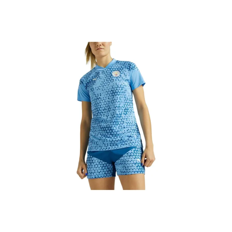 PUMA Manchester City Women's Training Jersey Soccer Jerseys Women's Light Blue-2