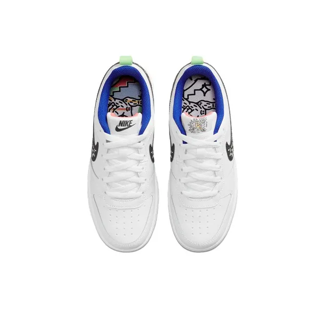 Nike Court Borough Low White Black Photon Dust GS-3
