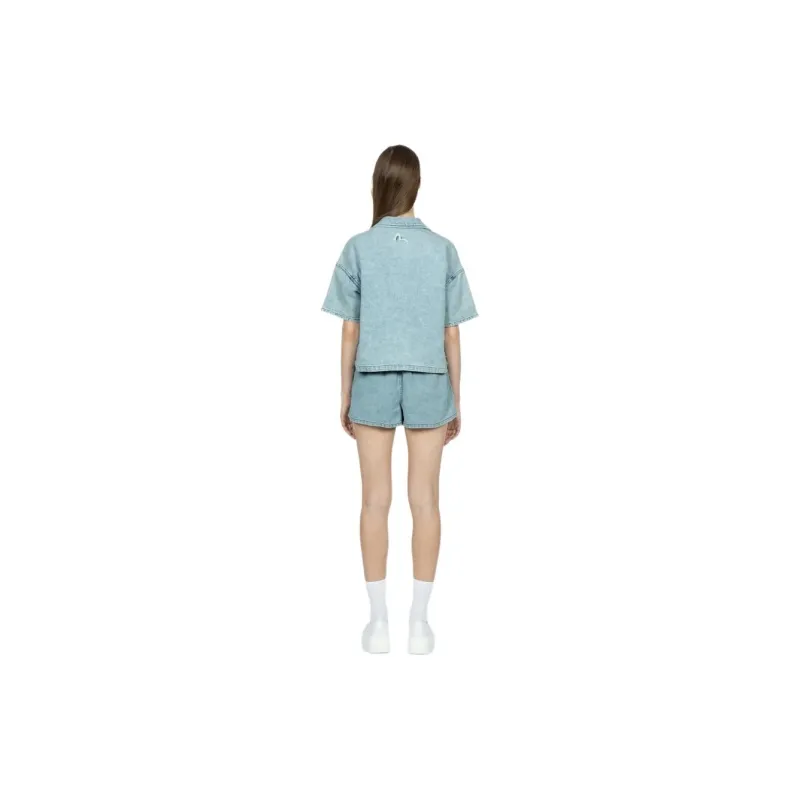 EVISU Shirts Women's Denim Blue-2