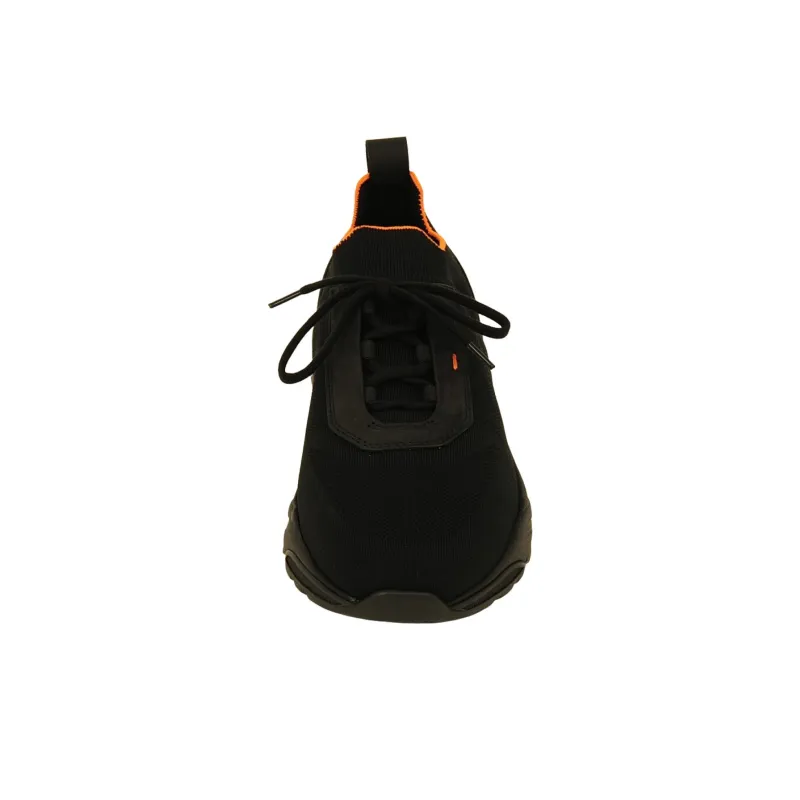 Santoni Low Top Casual Shoes Men's Black-3